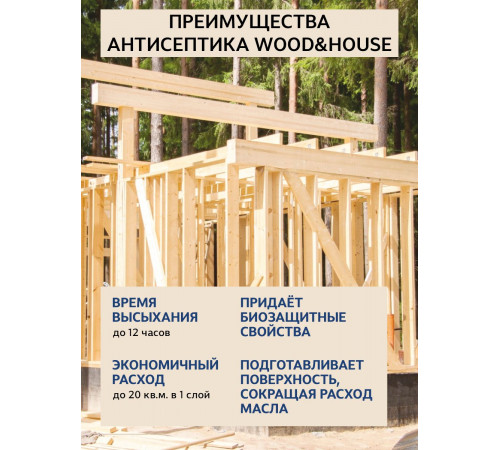 Заказать ГРУНТОВОЧНЫЙ АНТИСЕПТИК WOOD & HOUSE в Черкесске, Карачаево-Черкесская Республика